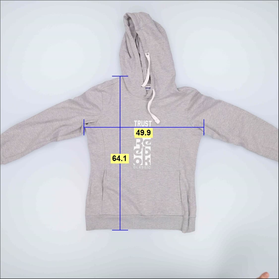 90 리복 프린팅 후드티셔츠 0325H1 상품이미지6