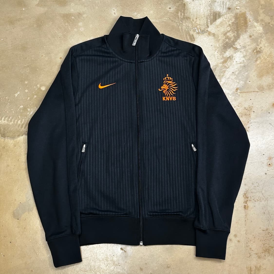 M 나이키 네덜란드 축구 블랙 트랙탑 상품이미지2
