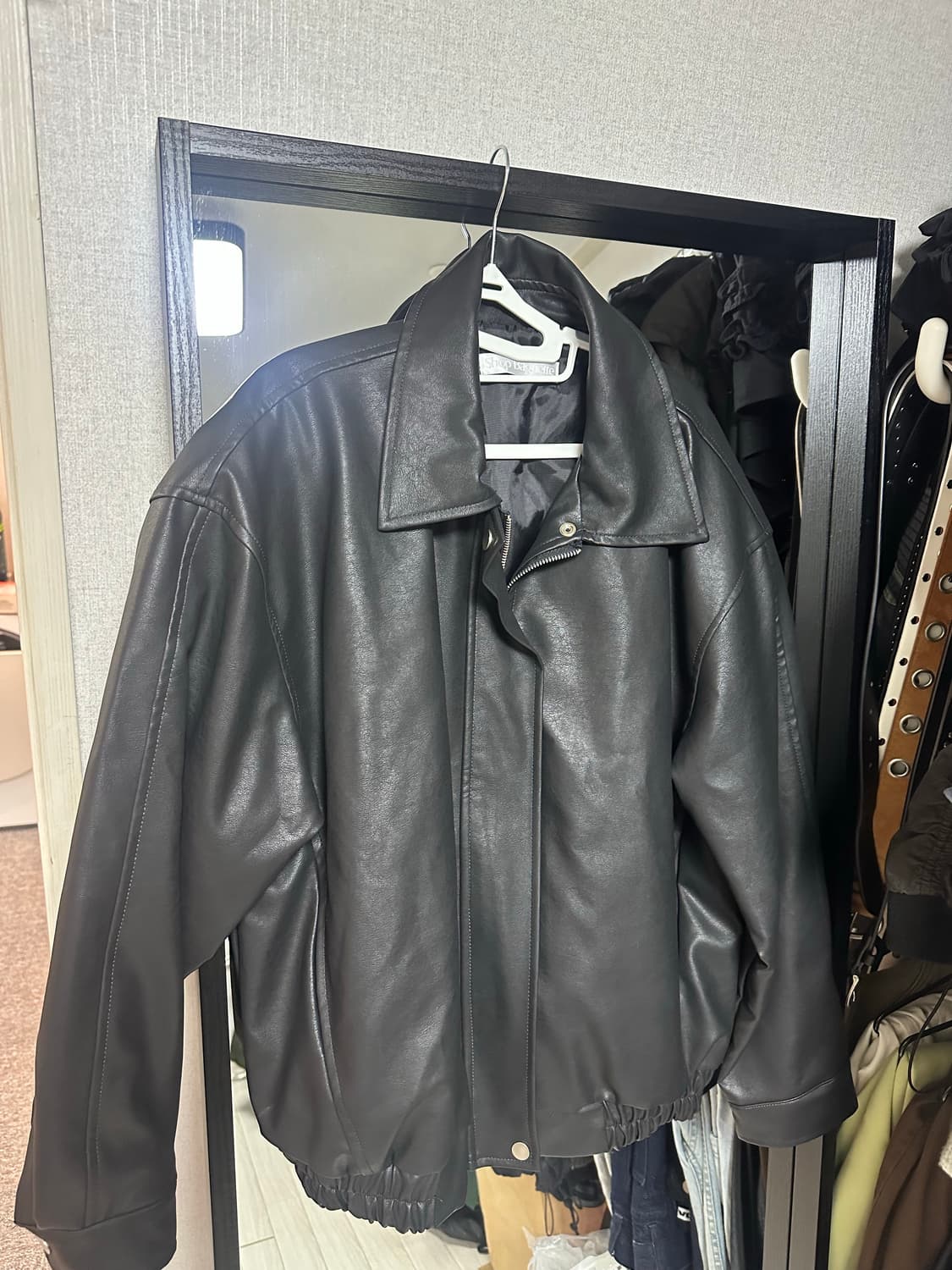 비삼샵 레더자켓 상품이미지1