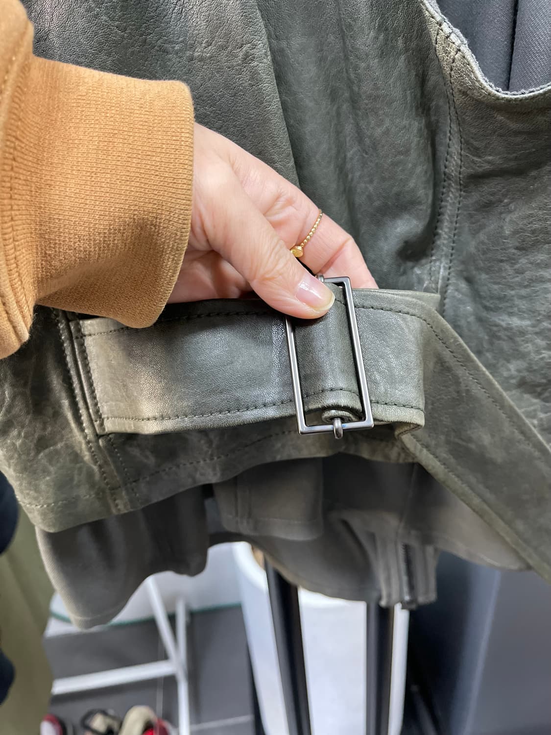 하이더 아커만 레더 후드 자켓  상품이미지5