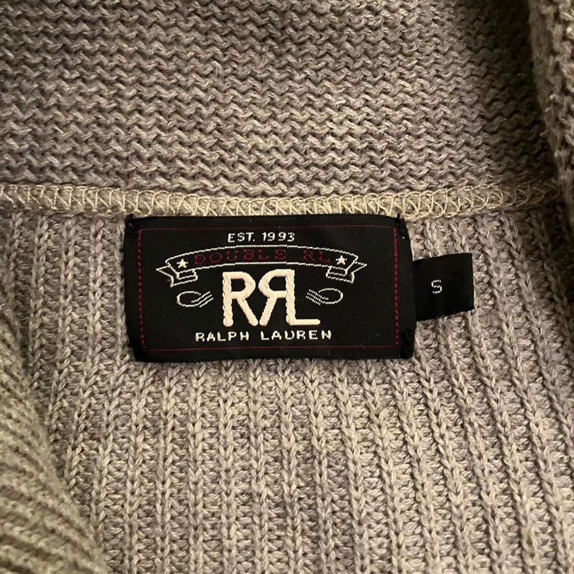 RRL 더블알엘 숄칼라 버튼 니트 가디건 상품이미지2