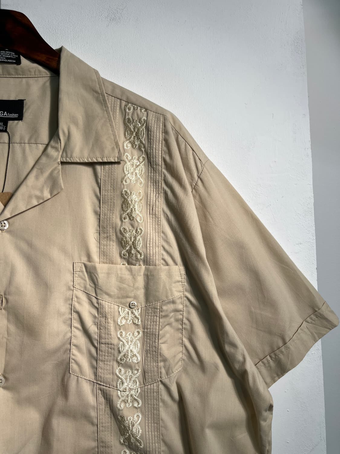 90s Omega Guayabera Shirts (쿠바 셔츠) 2XL 상품이미지5