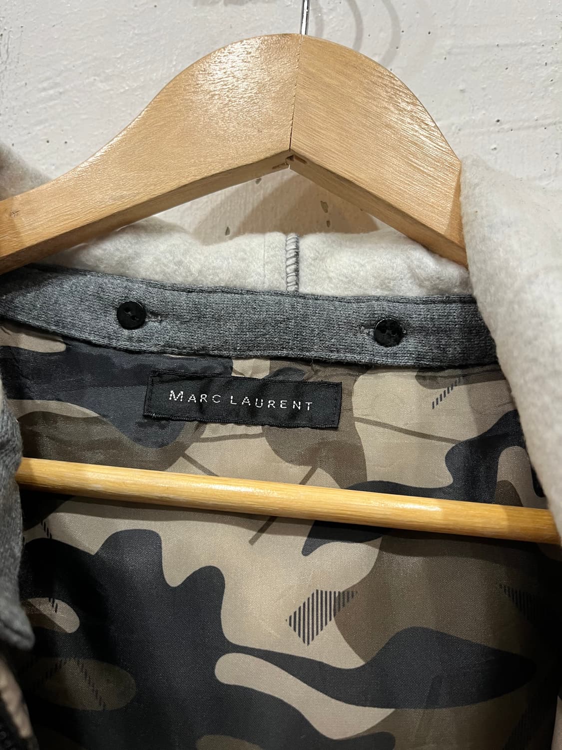 MARC LAURENT JPN 펑크 스컬 퀼팅 후드집업 상품이미지4