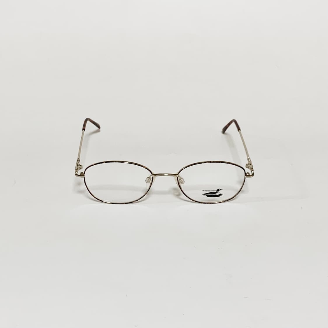 917 빈티지 라운드 스퀘어 메탈 안경 브라운 호피 데드스탁 남녀공용 상품이미지2