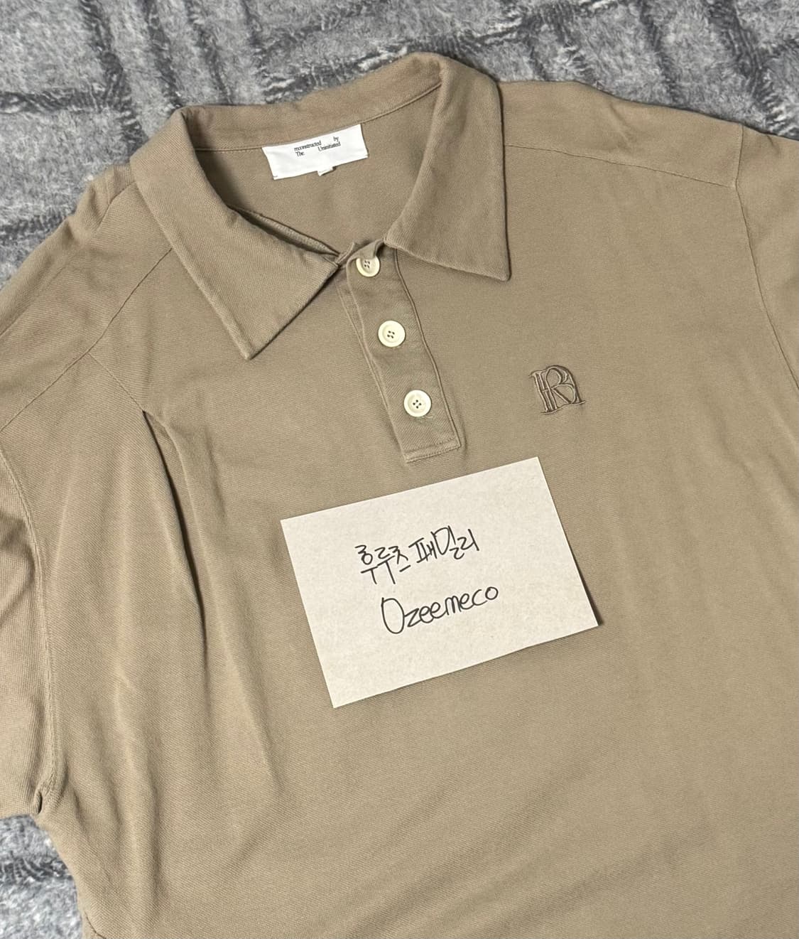 [1size] Rbu(알비유) 피케 폴로 티셔츠 상품이미지3