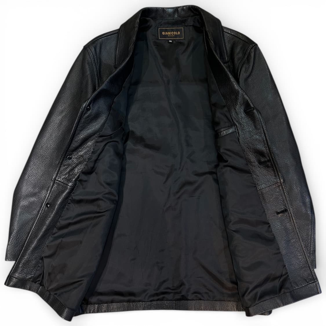 Vintage Leather Car Coat 상품이미지3