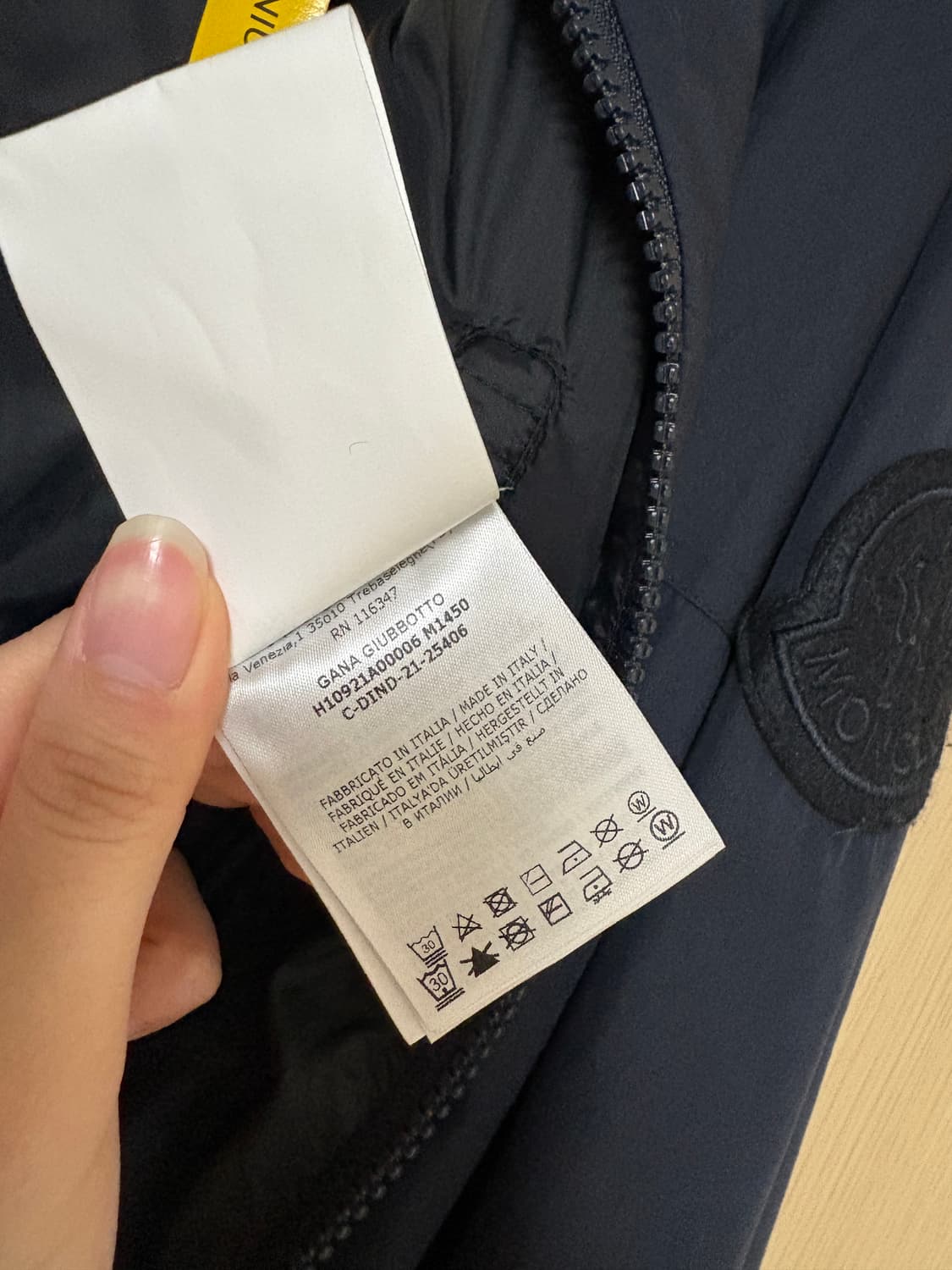 몽클레어 남성 지니어스 라인 네이비 3사이즈 상품이미지7