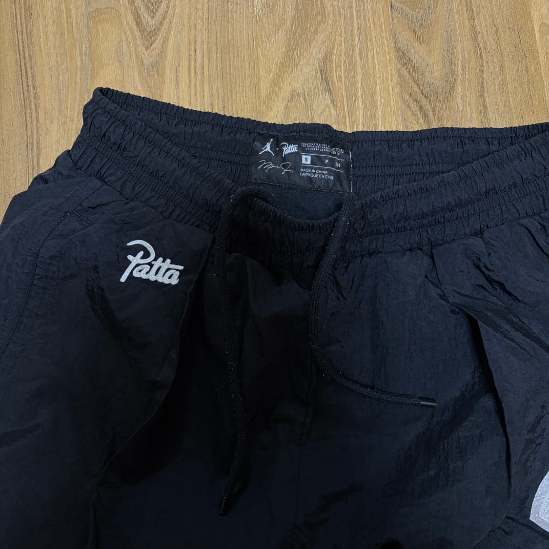나이키 조던 x 파타 트랙 팬츠 블랙 S 상품이미지3