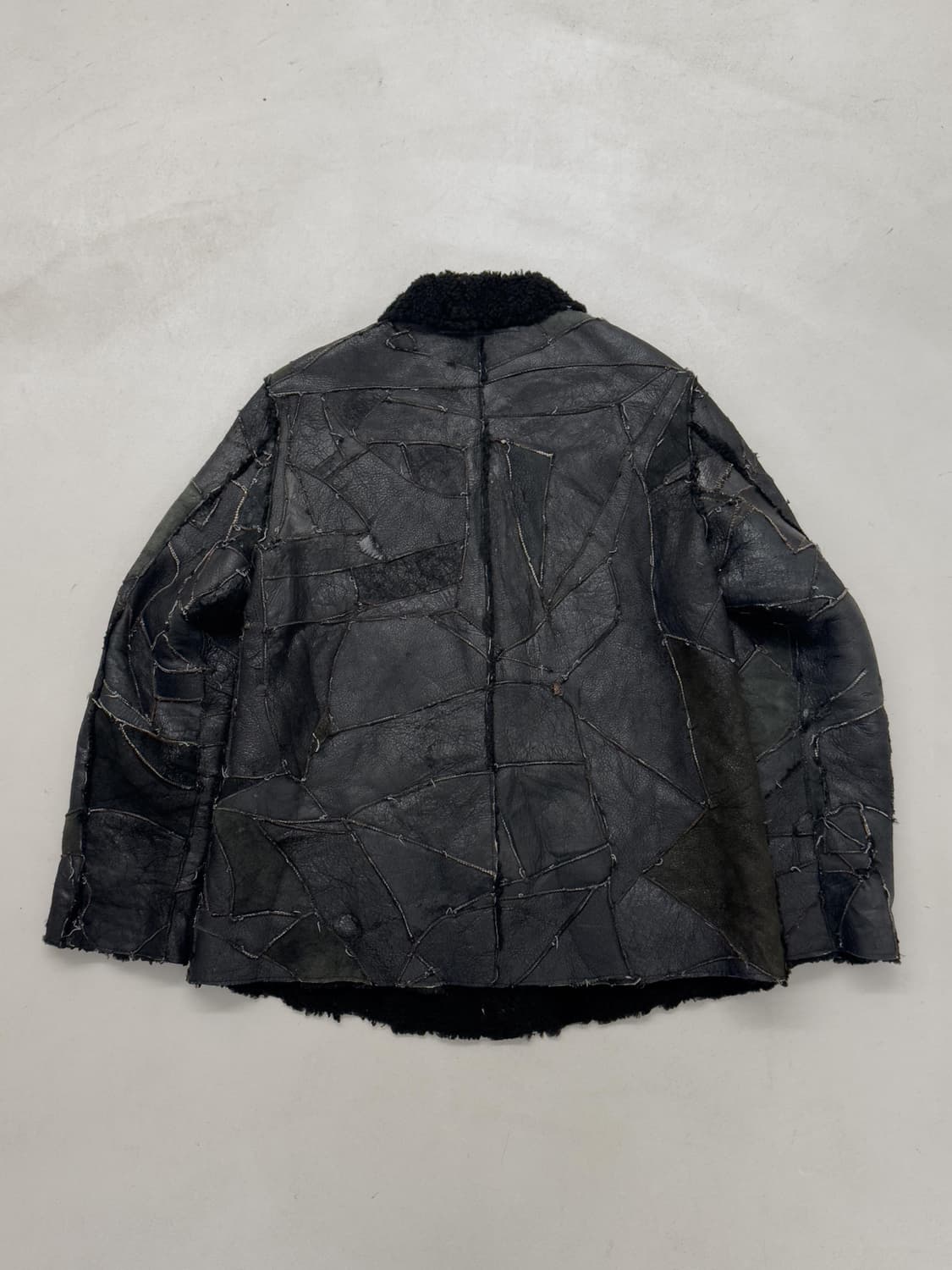 패치워크 시어링 자켓 상품이미지6