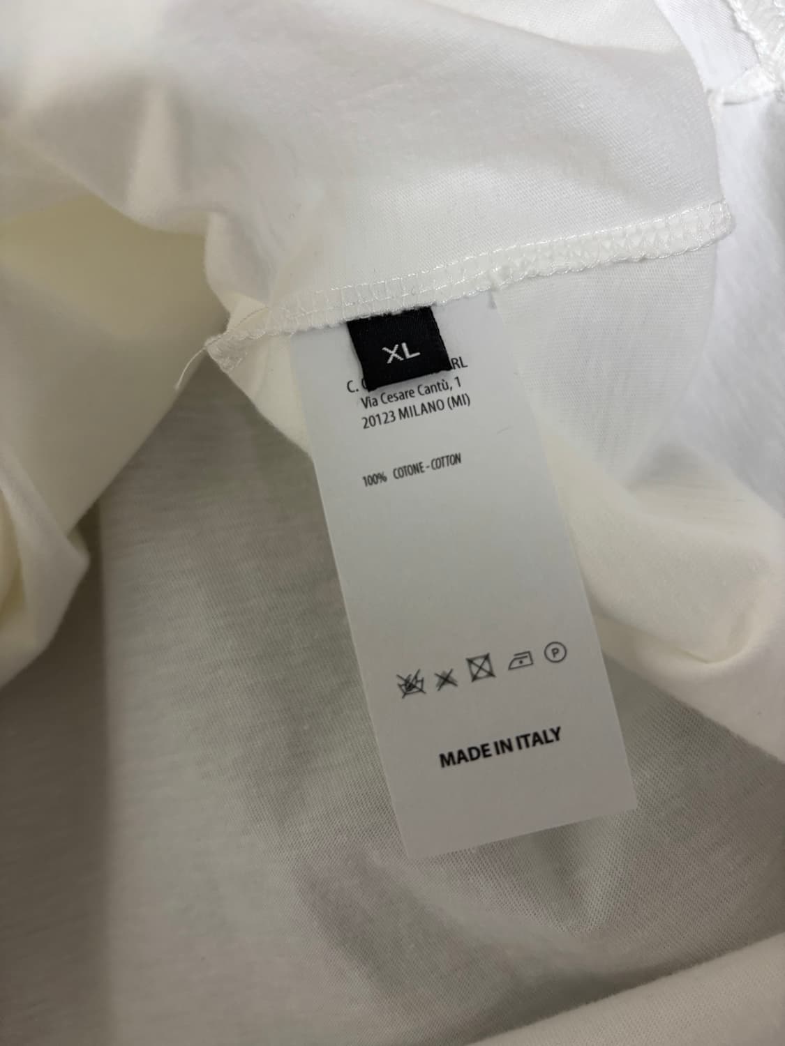 capasa 밀라노 반팔 티셔츠 XL 상품이미지5