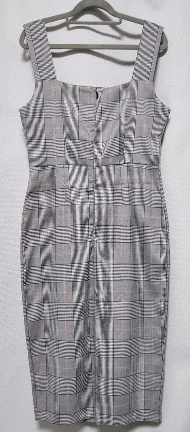 뷔스티에 체크 원피스 상품이미지4