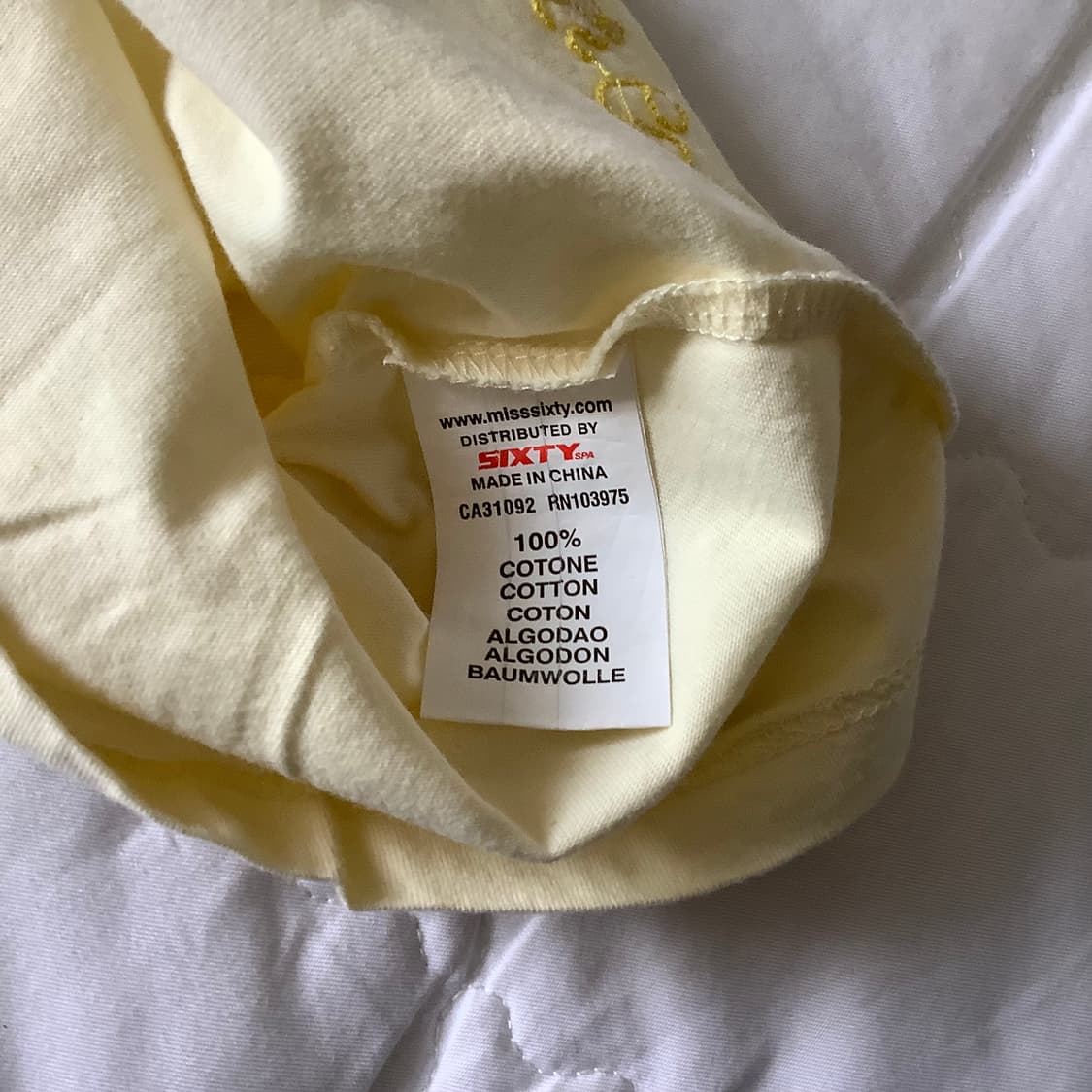 미스식스티 개나리 탱크탑 나시 상품이미지6