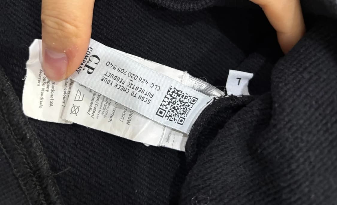 씨피컴퍼니 CP컴퍼니 렌즈 맨투맨 블랙 100 상품이미지5