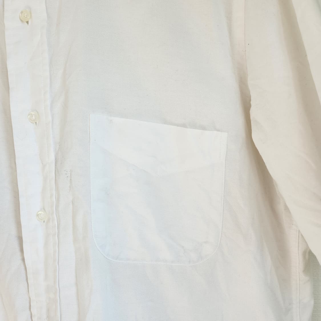70s 브룩스 브라더스 옥스포드 버튼다운 셔츠(USAmade) 상품이미지4
