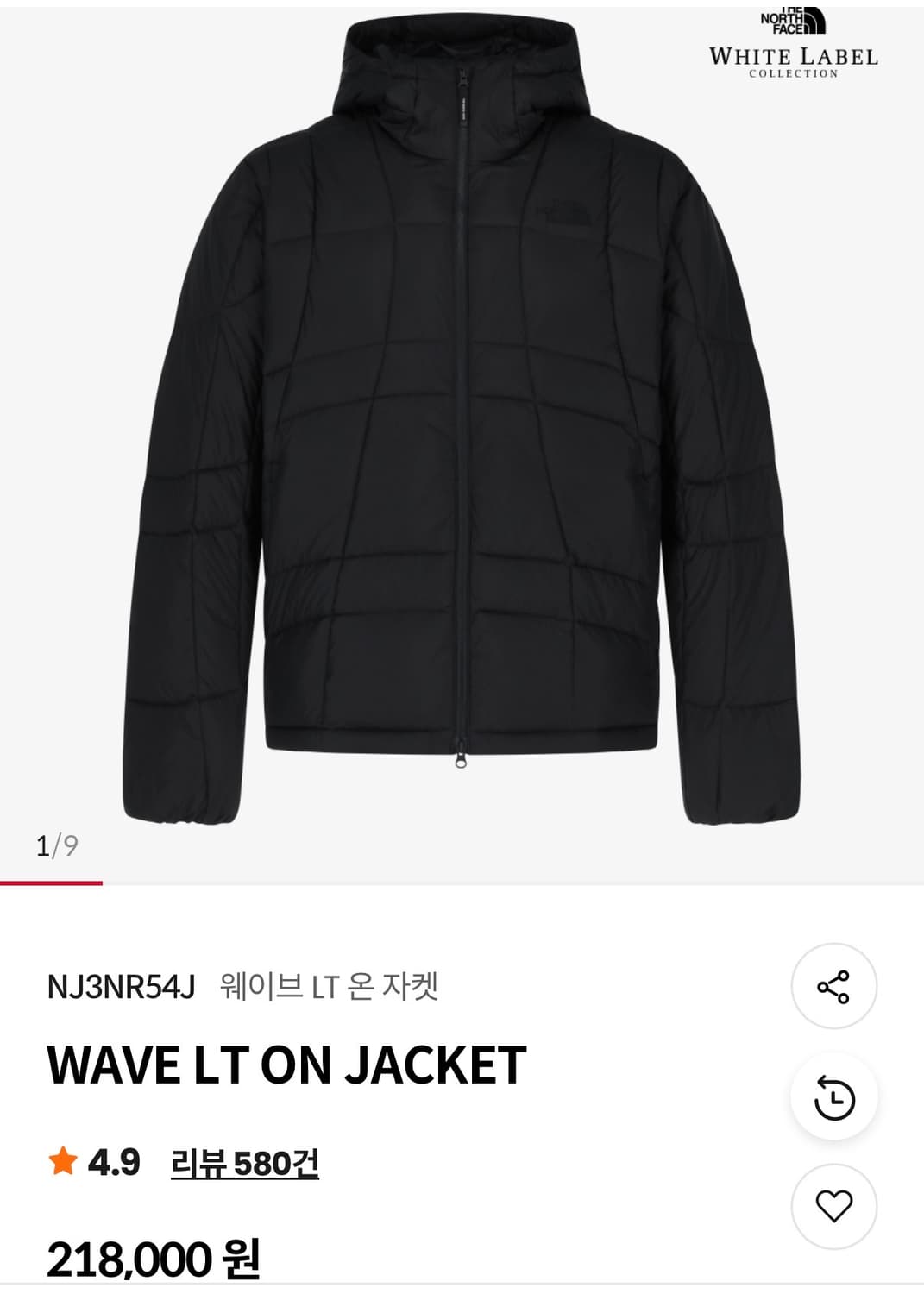 노스페이스 웨이브 LT 온볼 자켓 상품이미지1