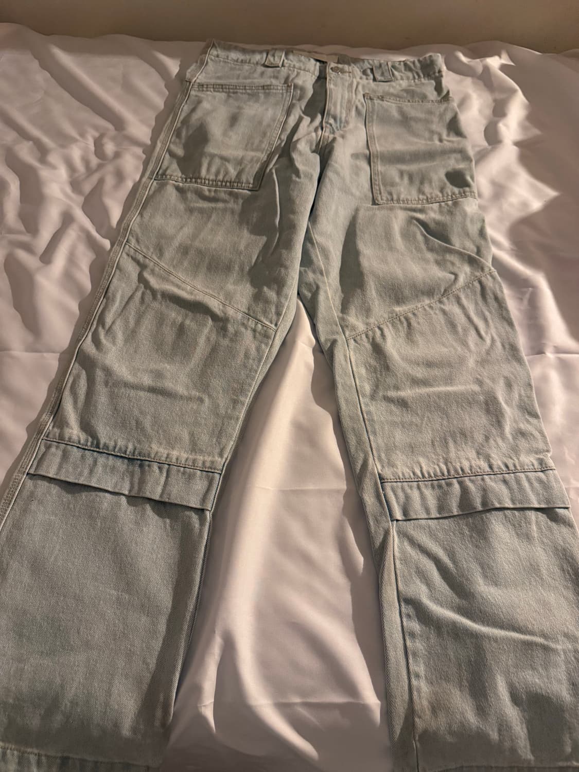 플라스틱프로덕트 MPa 웨이브 지퍼 팬츠 스틸블루 상품이미지4