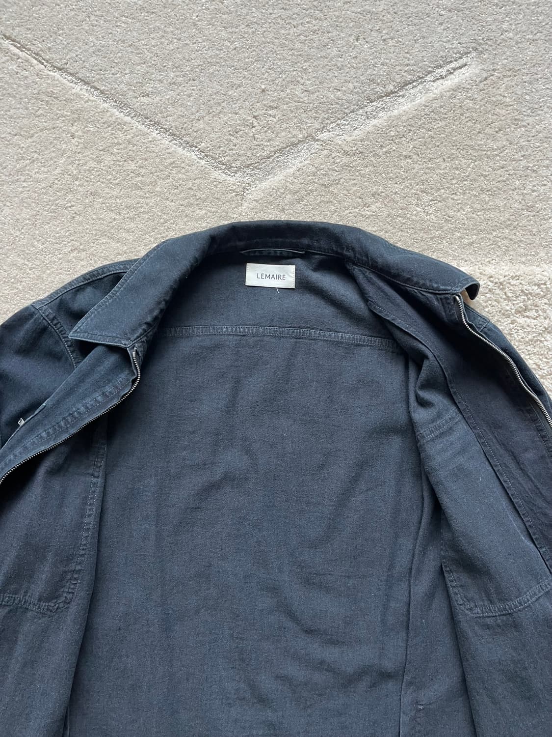 르메르 집업 데님 자켓 미드나잇 블루 (103-105) 상품이미지8