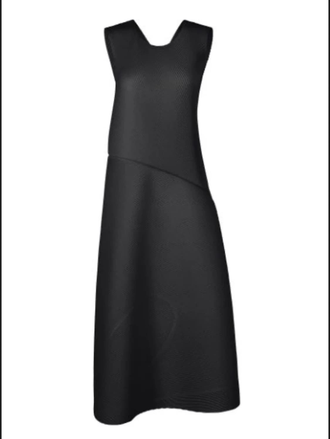 이세이미야케 레더라이크 원피스+ 쟈켓 블랙 셋트 상품이미지2