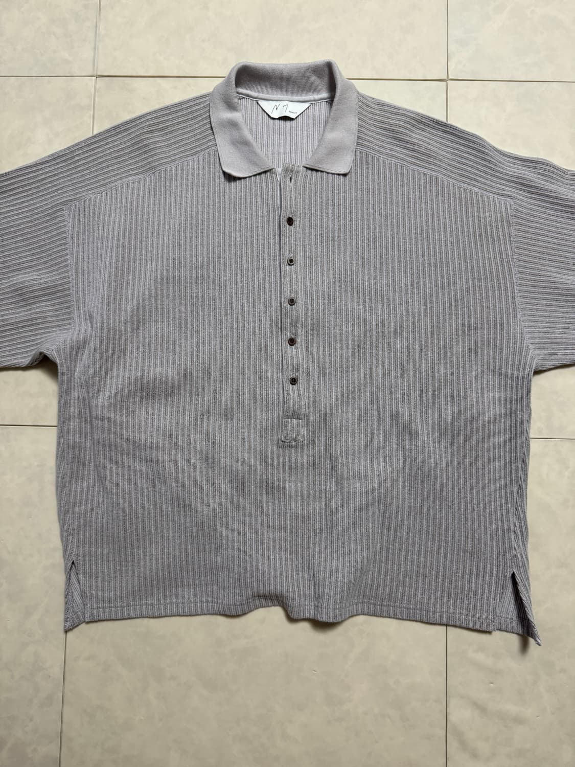 Henley Rip ls T-shirt 2사이즈 상품이미지1