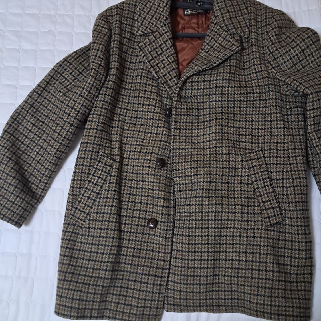 일본 빈티지 체크코트자켓 상품이미지1