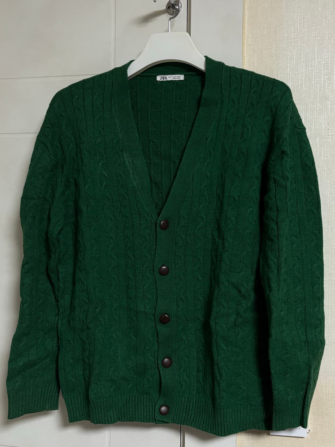 자라 그린 니트 가디건 상품이미지1
