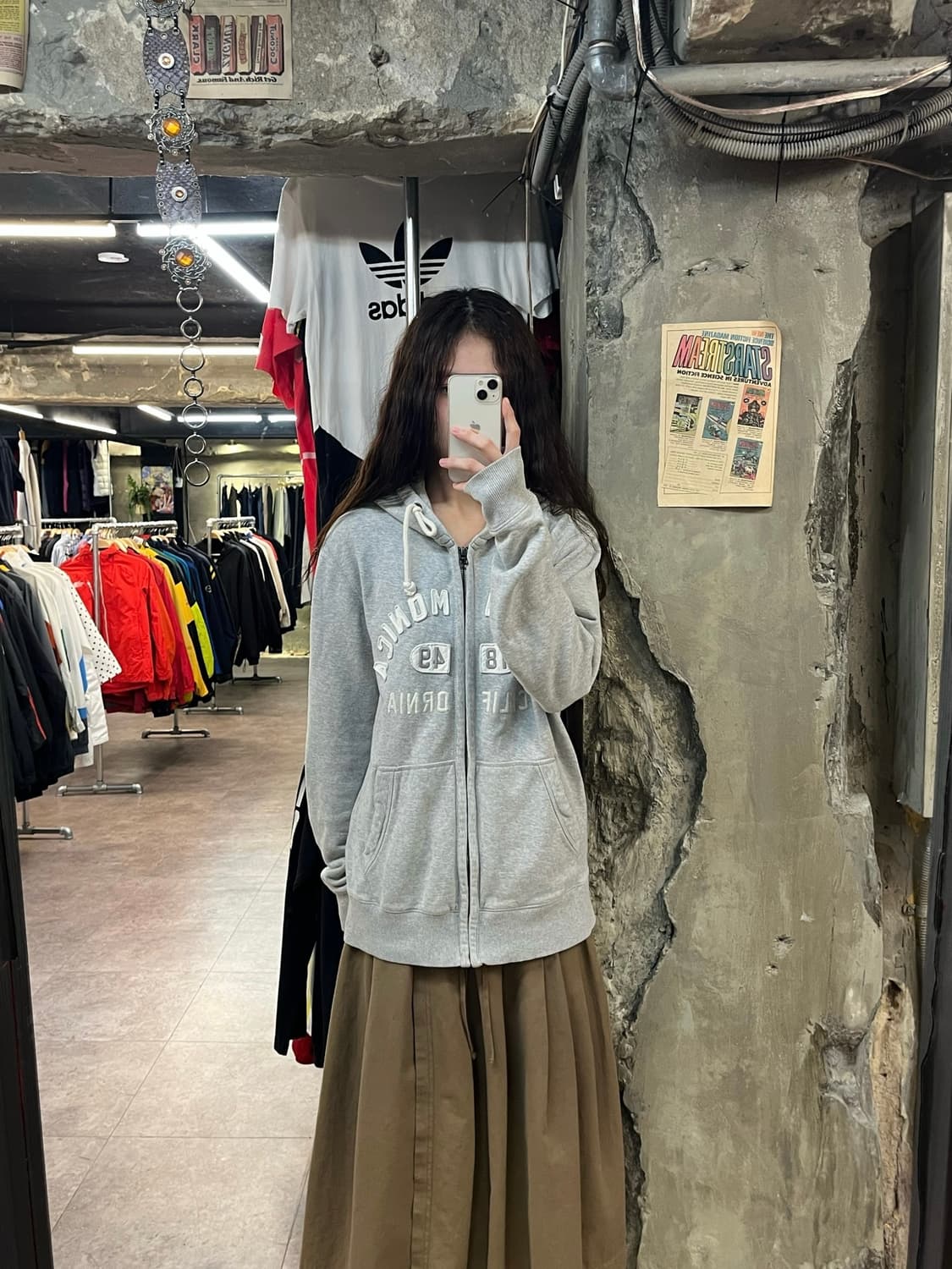 후아유 후드집업 그레이 L #csz1985 상품이미지2