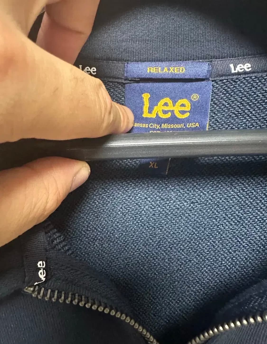no.53 Lee 하프집업 네이비 xl 상품이미지2