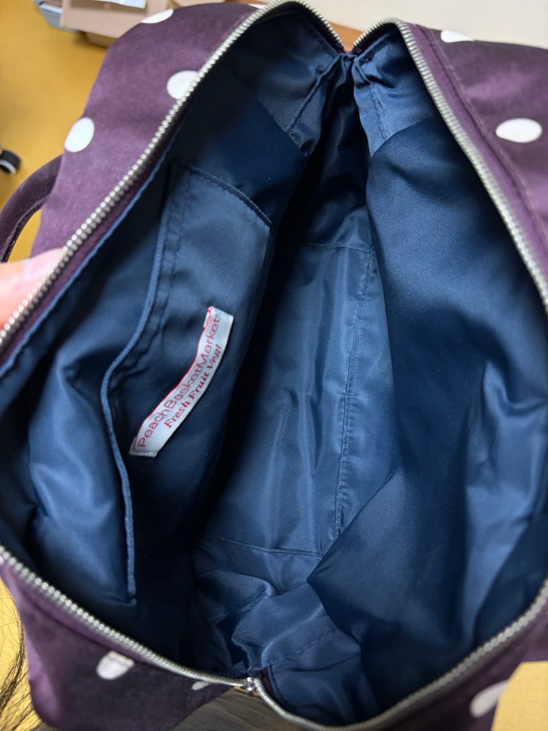 peachbasketmarket Polka Dot Bag_purple 상품이미지8