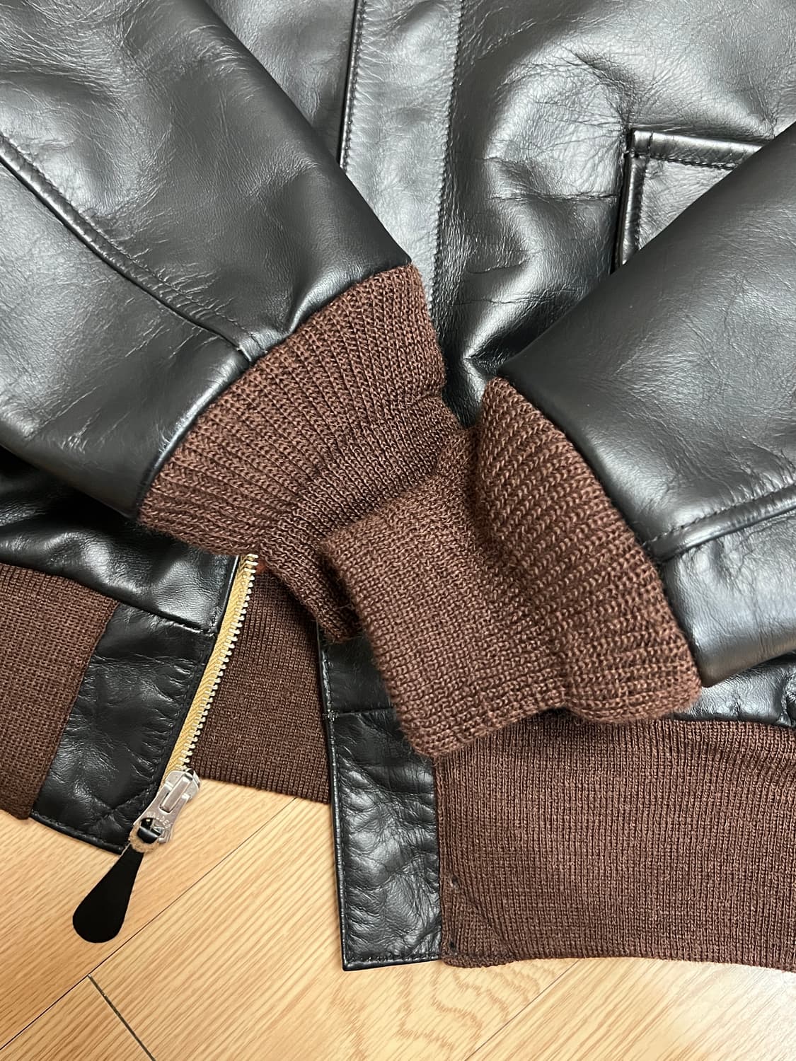 아카펠라클로딩 Lot.431 Type A-2자켓 스티어하이드 차심가죽 상품이미지5