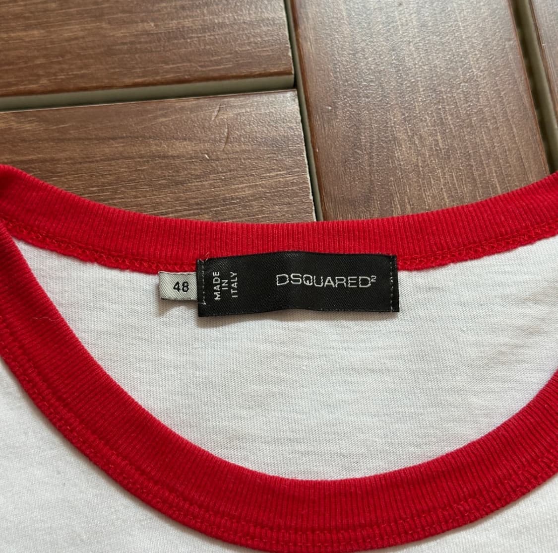 Dsquared2 printing ringer 1/2 tee 상품이미지4