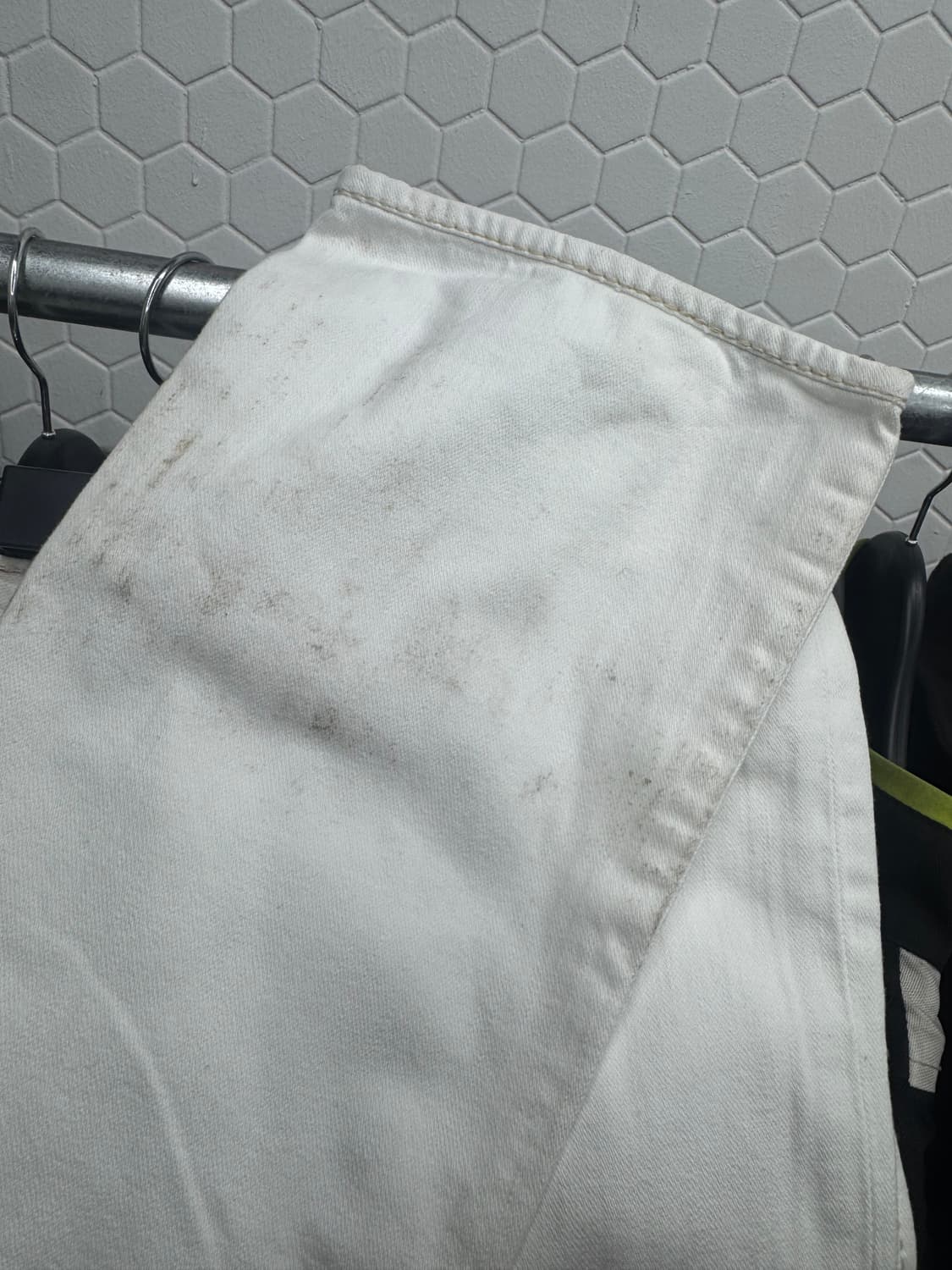 트루릴리전 레인보우 화이트 데님팬츠 상품이미지7