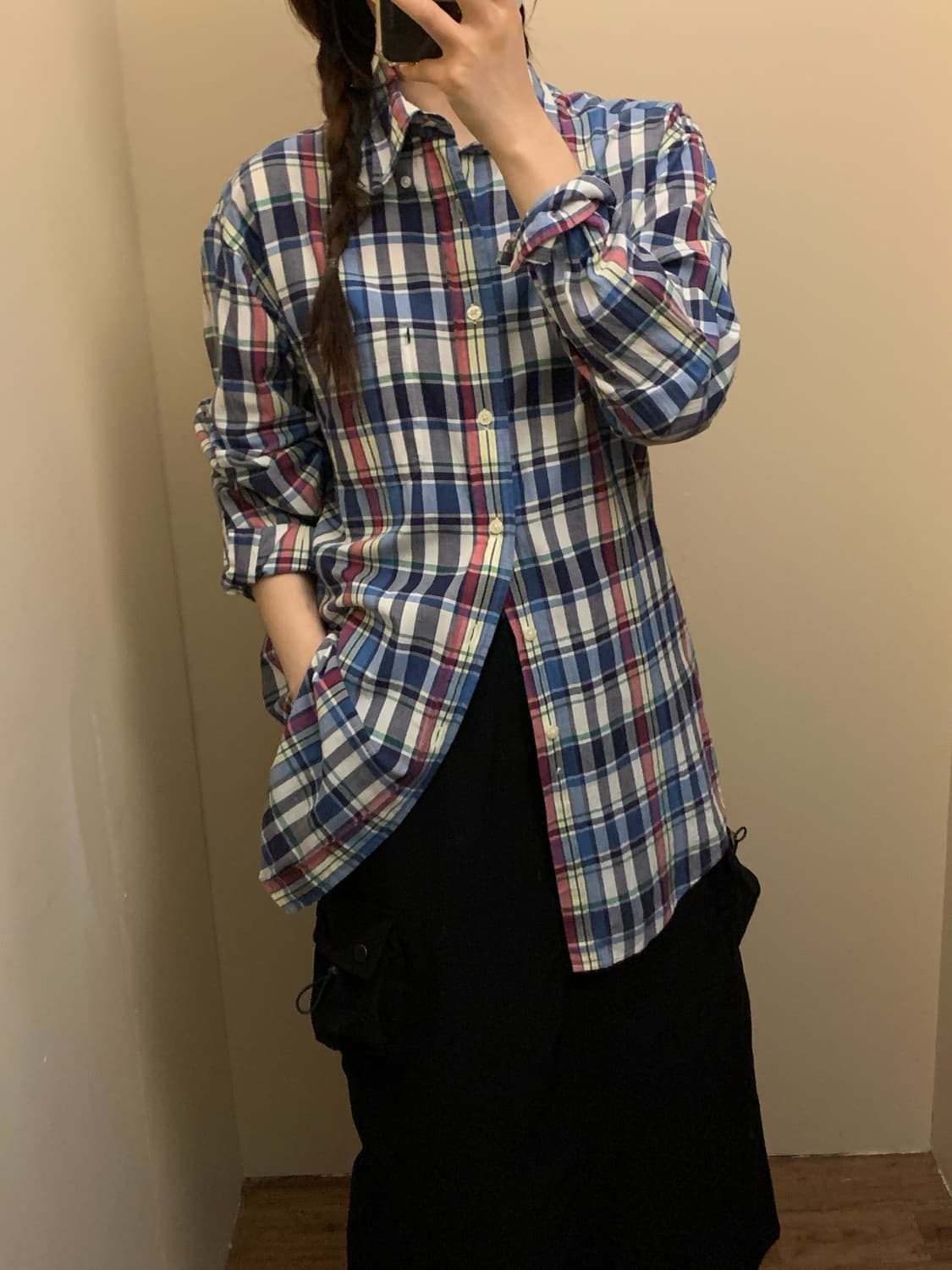 브룩스브라더스 체크 셔츠 상품이미지1