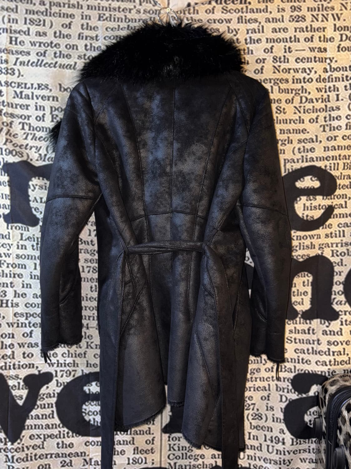 Noir Velvet Mustang fur jacket 상품이미지4