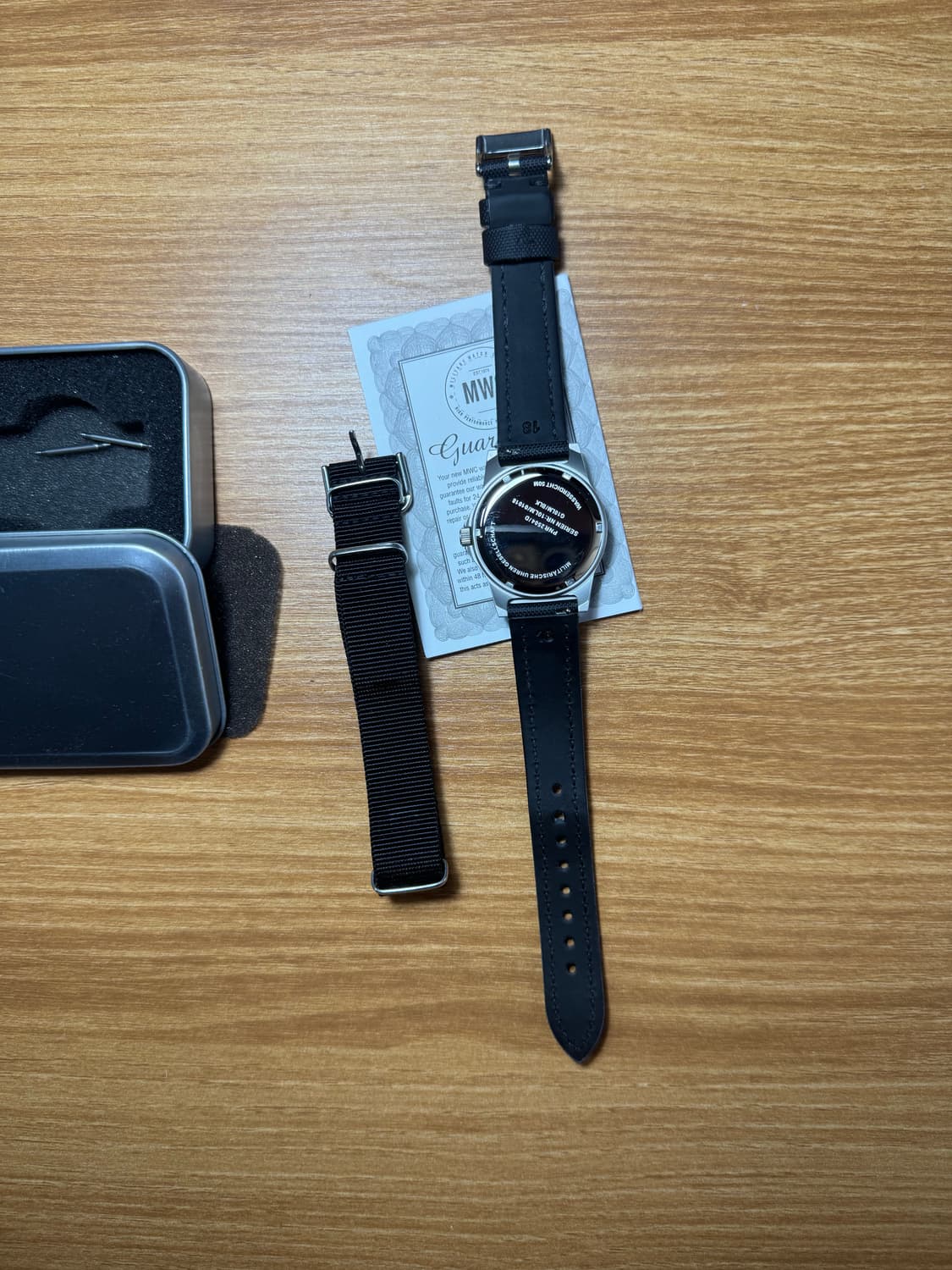 MWC G10 데이저스트/ 정품보증서O / 실버X블랙 필드워치 상품이미지2