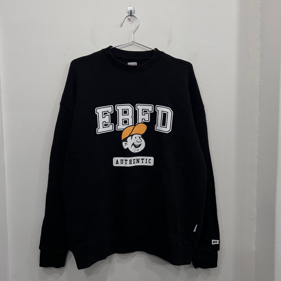 이벳필드 빅로고 오버핏 헤비코튼 맨투맨 상품이미지2