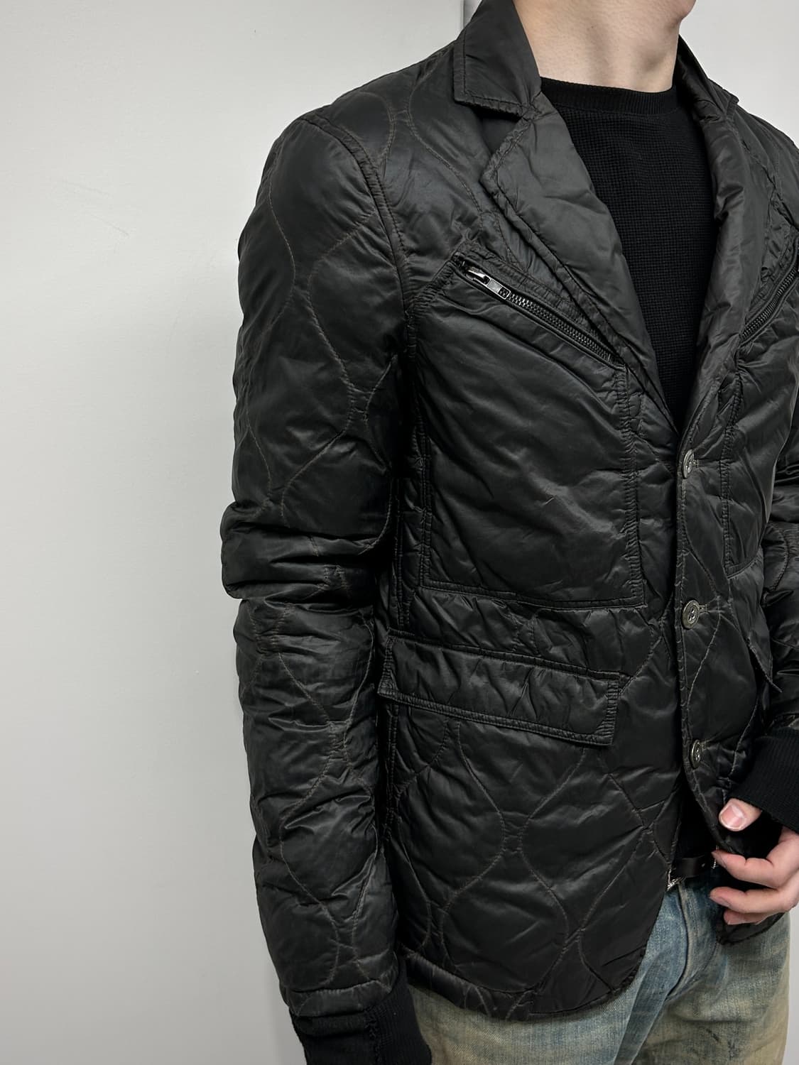 90’s 디젤 퀼티드 블레이저 상품이미지3