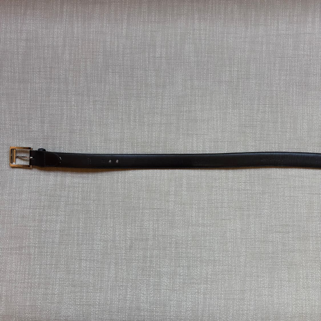 (37-38) 폴로 랄프로렌 이탈리안 블랙 레더 버클 벨트 상품이미지7