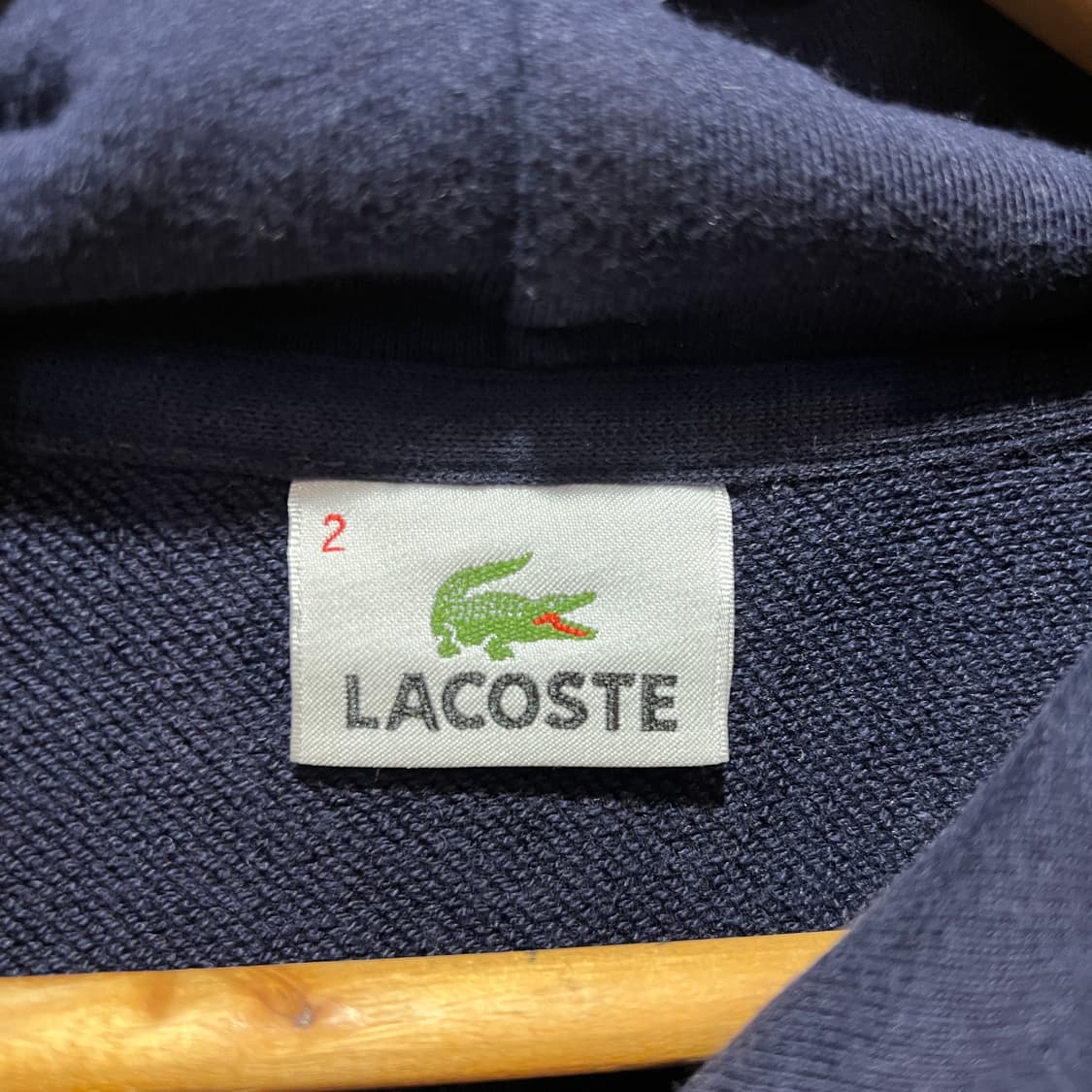 라코스테 네이비 후드티 상품이미지3