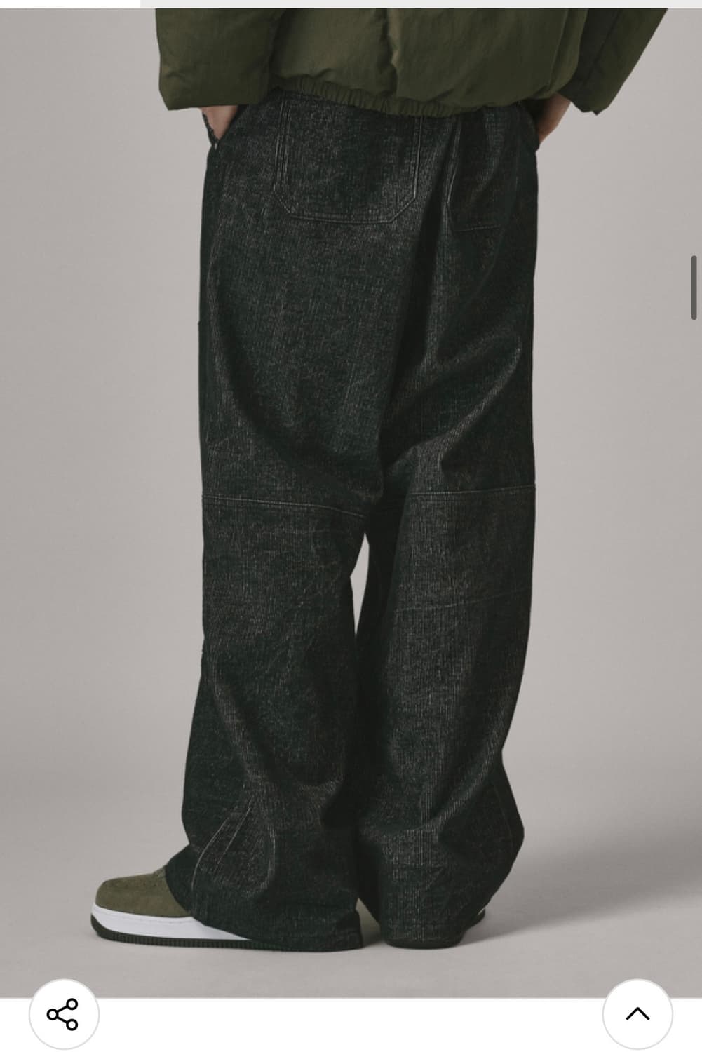 버던트 코로듀이 절개 팬츠 상품이미지4