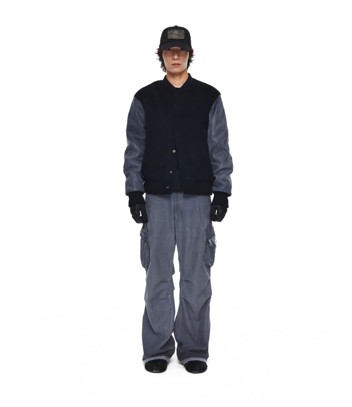 (S) xlim ep.8 02 jacket navy 바시티 상품이미지2