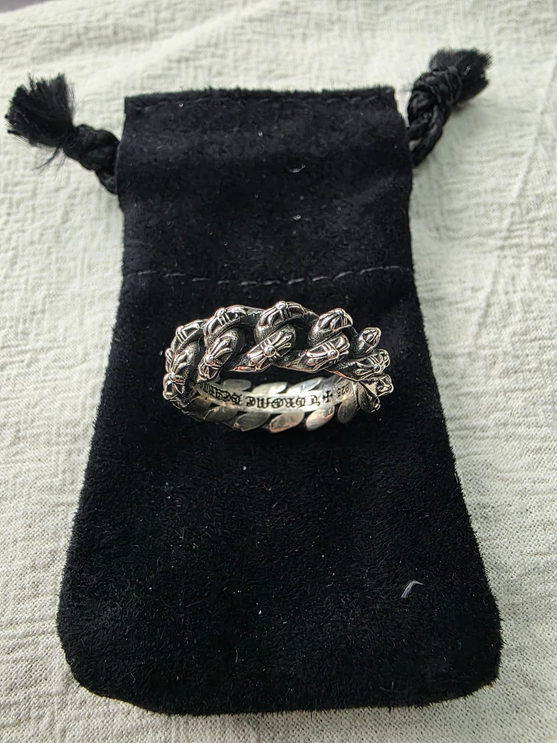 크롬하츠 엑스트라 팬시링 us7호 판매합니다 상품이미지1