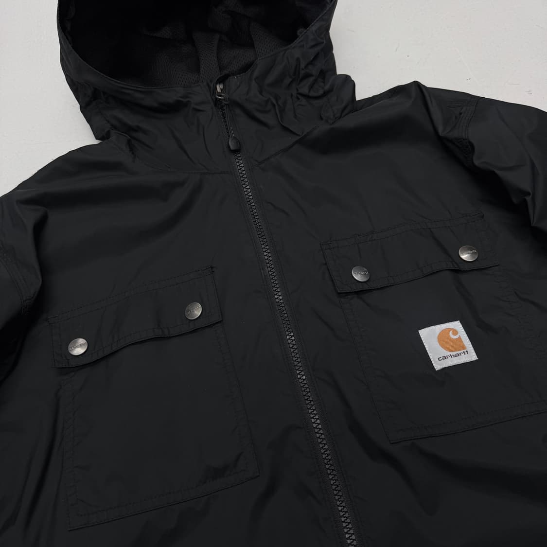 칼하트 투포켓 락포드 바람막이 자켓 블랙 상품이미지3
