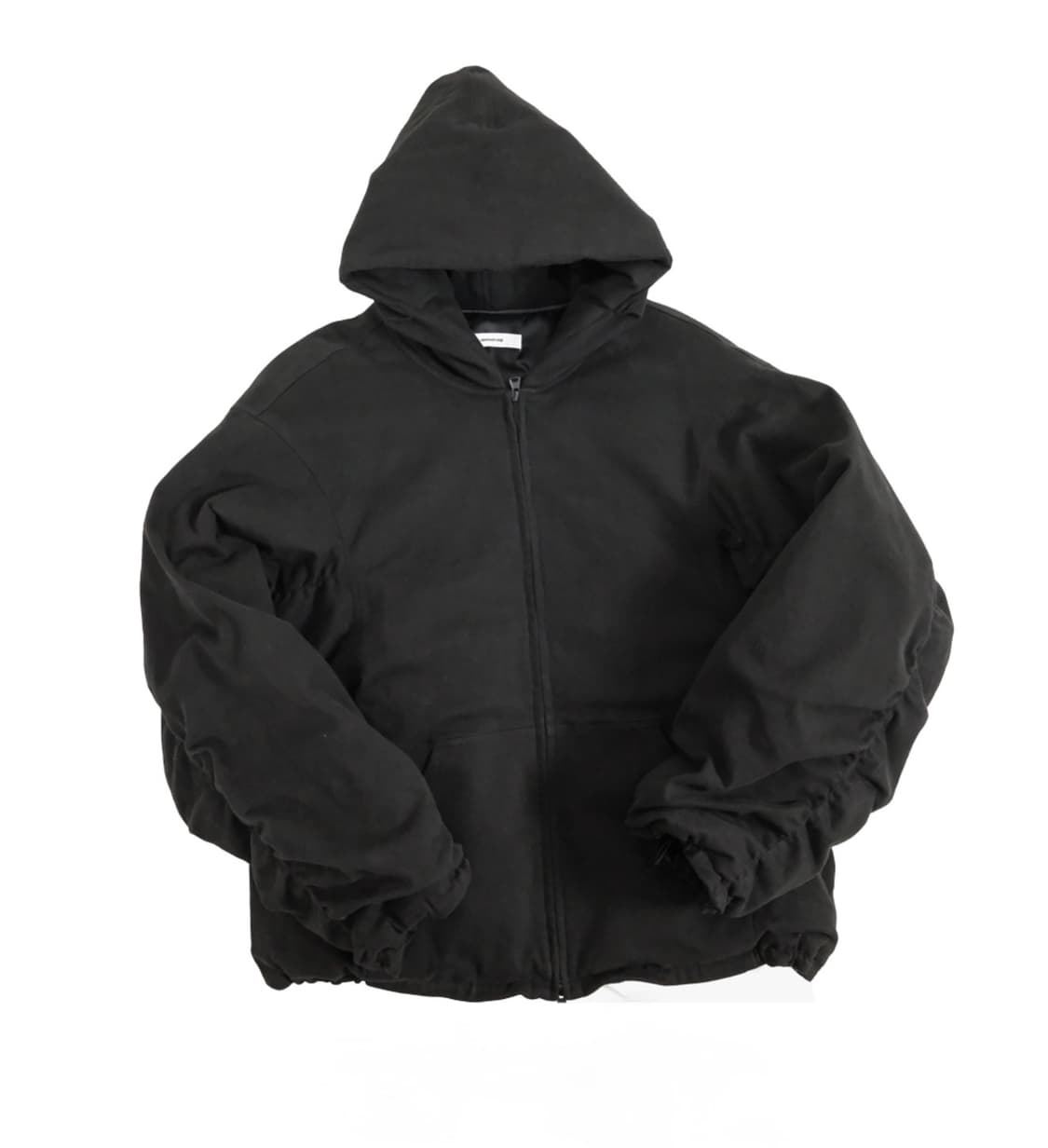 [2] 논노드 몰스킨 셔링 봄버 블랙 상품이미지1