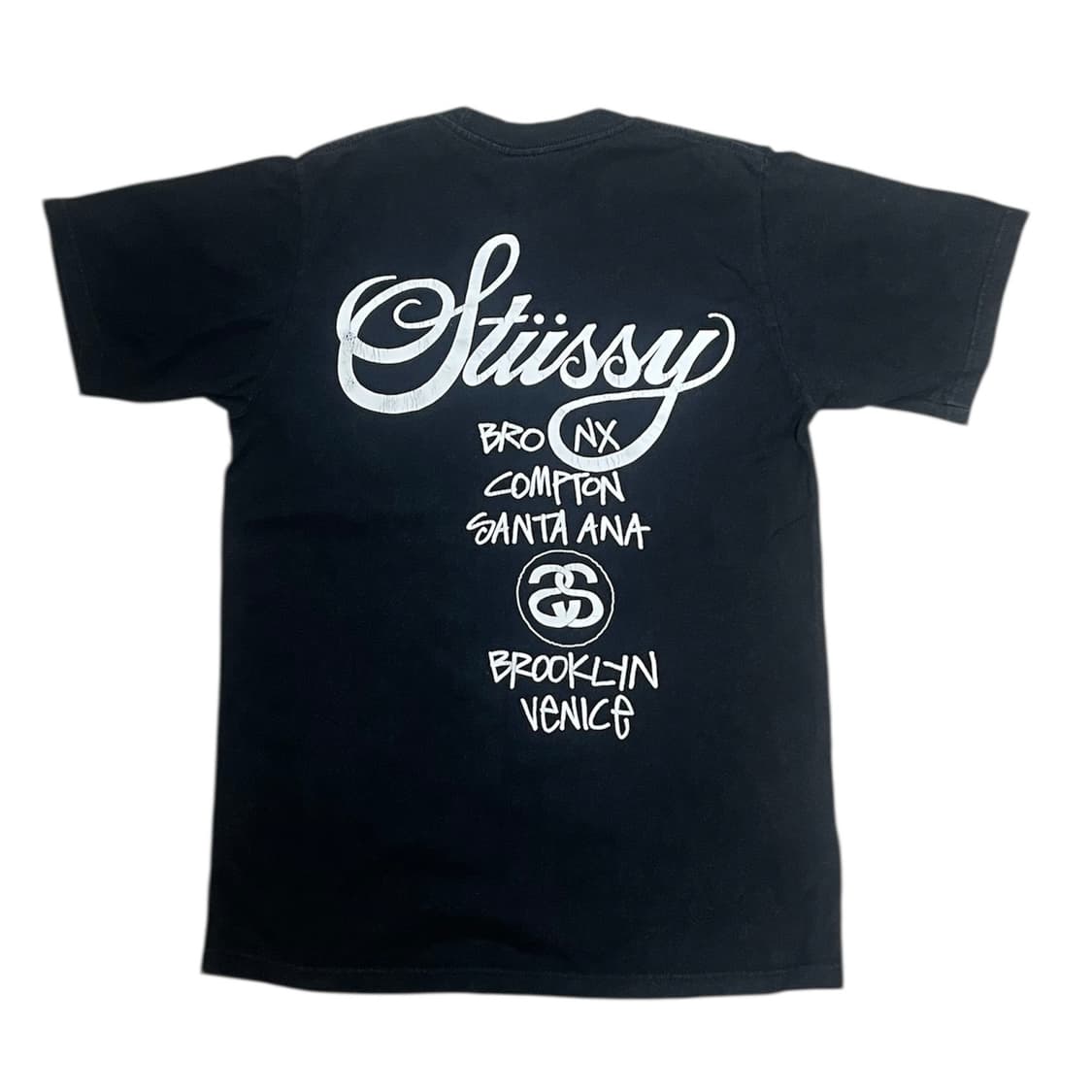 스투시 월드투어 반팔 티셔츠 블랙 상품이미지4