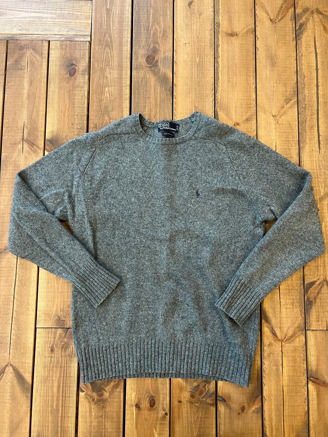 폴로 그레이 울 니트 상품이미지6