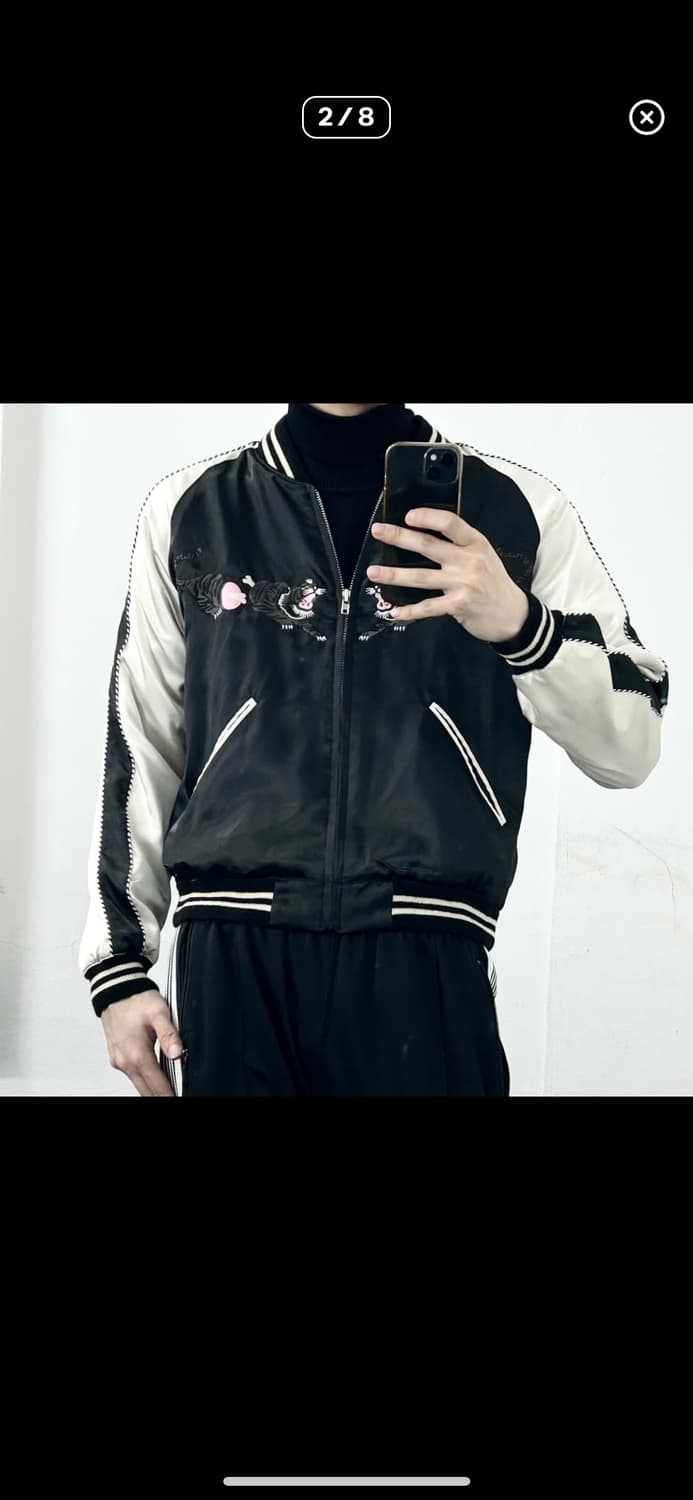 언더커버 15SS 타이거 자수 스카쟌 자켓 상품이미지2