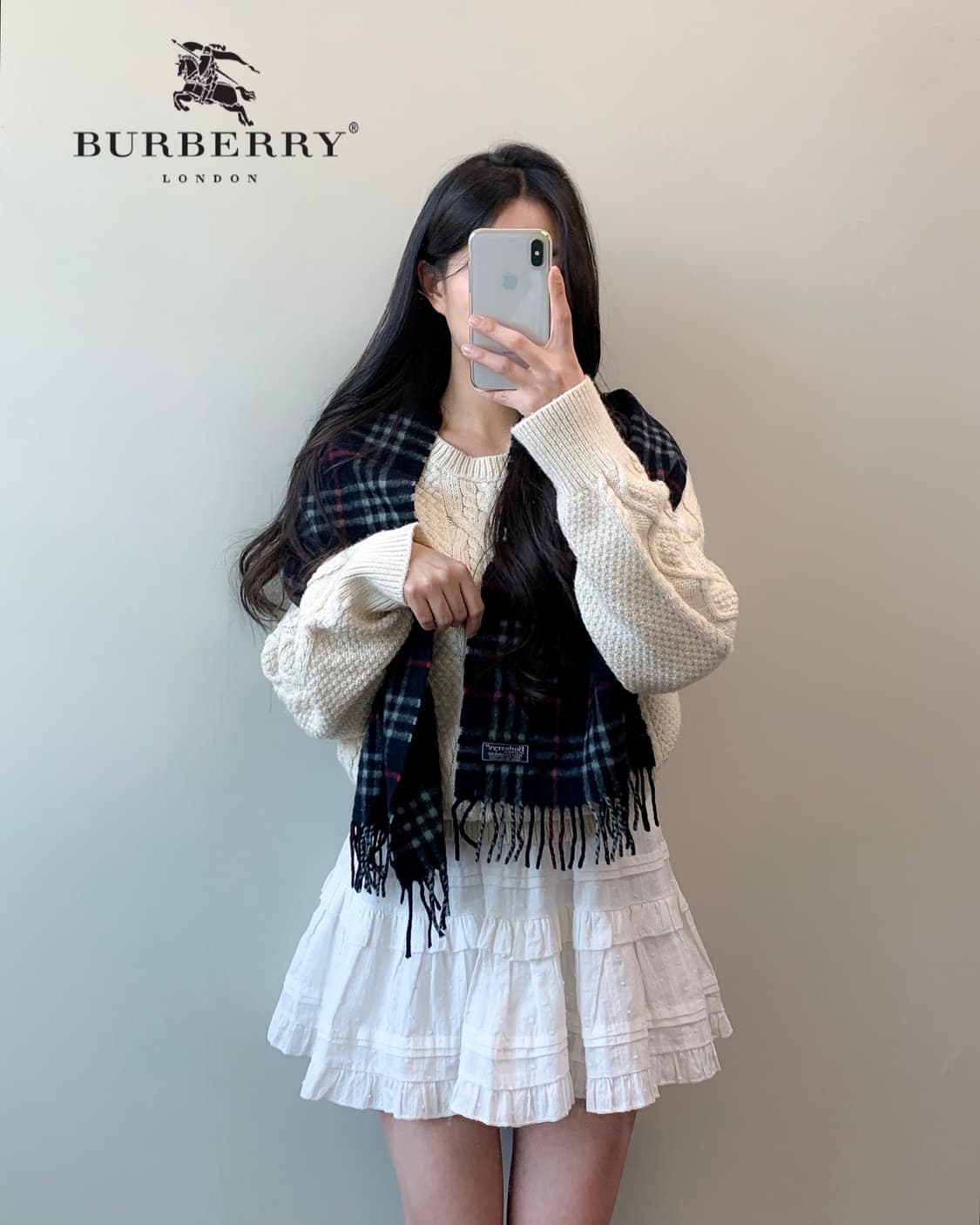 버버리 캐시미어 머플러  상품이미지2