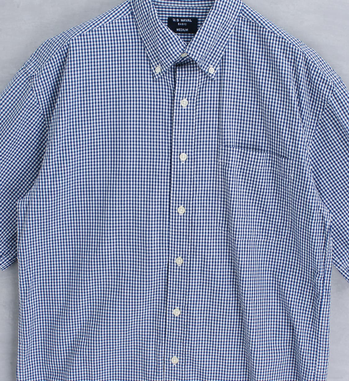 U.S NAVAL gingham check shirt _ S5186 상품이미지2