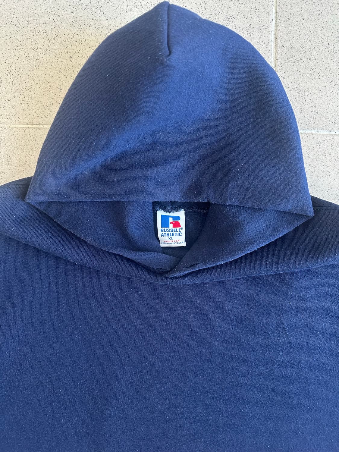 90s 빈티지 러셀 후드 네이비 XL USA 상품이미지5