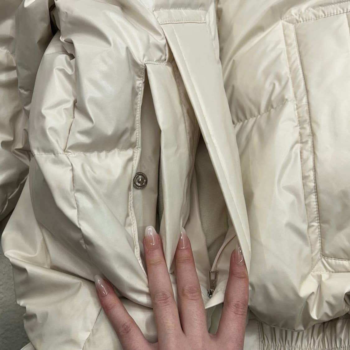 지오송지오 덕다운 가죽 패딩 95 상품이미지5